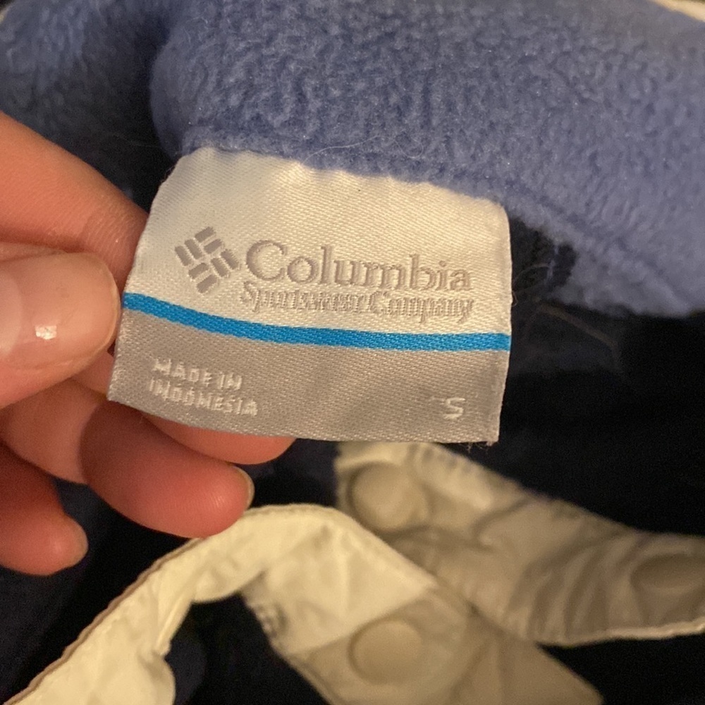 Columbia colorblock quarter snap fleece pullover - Picture 3 of 3